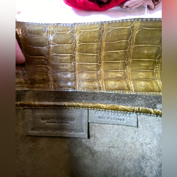 Nancy Gonzalez green Crocodile Leather Handbag - Picture 5 of 6